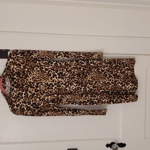 Savvi Leopard Delancey Dress Small